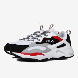 Fila Ray Tracer - Miesten Urheilukengät - Valkoinen/Mustat | FI-22355